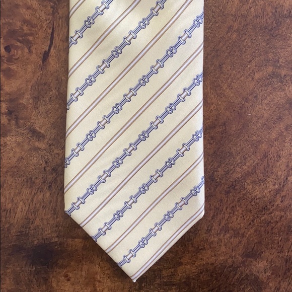 Gucci Necktie - Pale Yellow - Picture 2 of 3